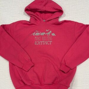 Anti-Bullying Youth Hoodie  with Dinosaur Print